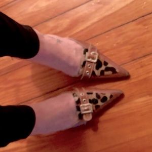 DOLCE & GABBANA leopard PRINT SLIDES